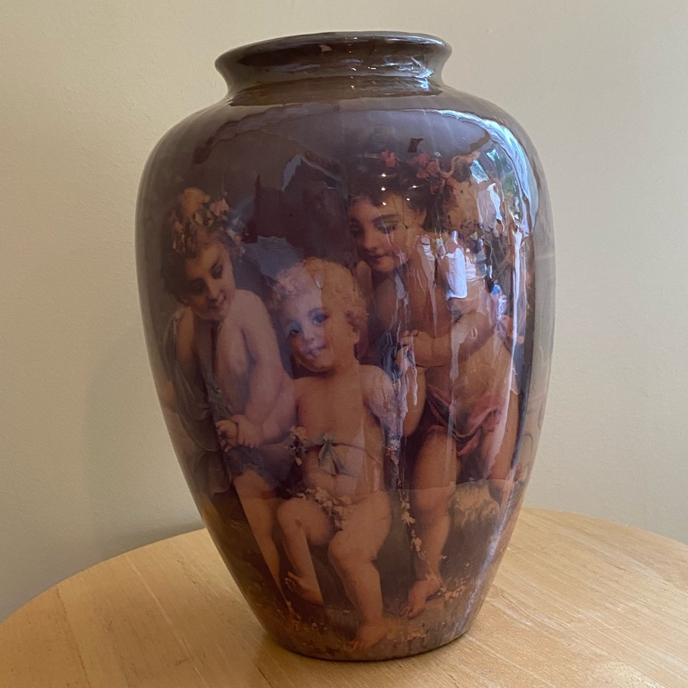 Enesco Vase Cherubs Ángels